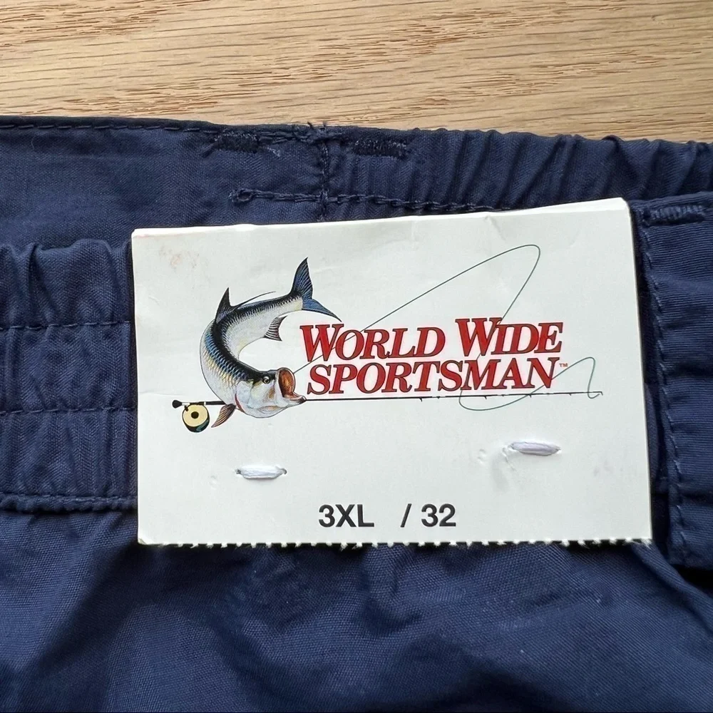 NWT World Wide Sportsman Convertible Zip Off Cargo Pants 3XL x 32